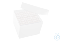 Kartonbox B9, weiß, 100 mm, mit 9x9 Trennwänden, Karton / 36 Stk. 